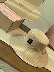 Okify MiuMiu Beige Bucket Hat 28874 - 2