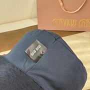 Okify MiuMiu Dark Blue Bucket Hat 28875 - 6