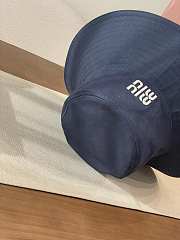 Okify MiuMiu Dark Blue Bucket Hat 28875 - 4