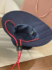 Okify MiuMiu Dark Blue Bucket Hat 28875 - 2