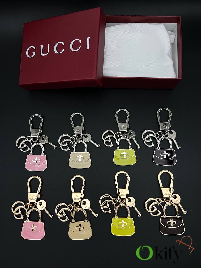Okify Gucci Bamboo Bag Key Chain  - 1