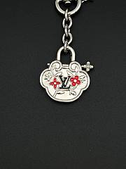 Okify Louis Vuitton Gold/Silver Key Chain  - 3
