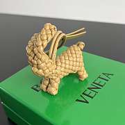 Okify Bottega Veneta Light Brown Rabbit Bag Charm  - 6