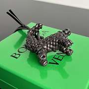 Okify Bottega Veneta Dark Brown Rabbit Bag Charm  - 3