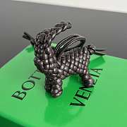 Okify Bottega Veneta Dark Brown Rabbit Bag Charm  - 2