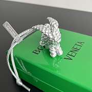 Okify Bottega Veneta Silver Rabbit Bag Charm  - 5