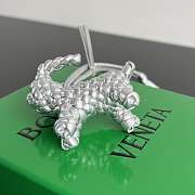 Okify Bottega Veneta Silver Rabbit Bag Charm  - 3