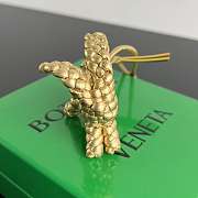 Okify Bottega Veneta Gold Rabbit Bag Charm  - 4