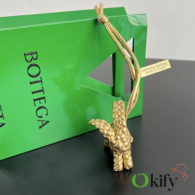 Okify Bottega Veneta Gold Rabbit Bag Charm  - 1
