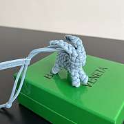 Okify Bottega Veneta Light Blue Rabbit Bag Charm  - 3