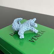Okify Bottega Veneta Light Blue Rabbit Bag Charm  - 4