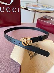 Okify Gucci Black Belt 2cm - 2