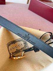 Okify Gucci Black Belt 2cm - 4