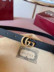 Okify Gucci Black Belt 2cm - 5