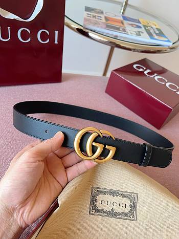 Okify Gucci Black Belt 3cm 28895