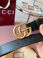 Okify Gucci Black Belt 3cm 28895 - 2