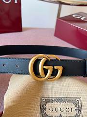Okify Gucci Black Belt 3cm 28895 - 3
