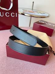 Okify Gucci Black Belt 3cm 28895 - 5