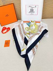 Okify Hermes Silk Square Scarf 90x90cm 28899 - 5