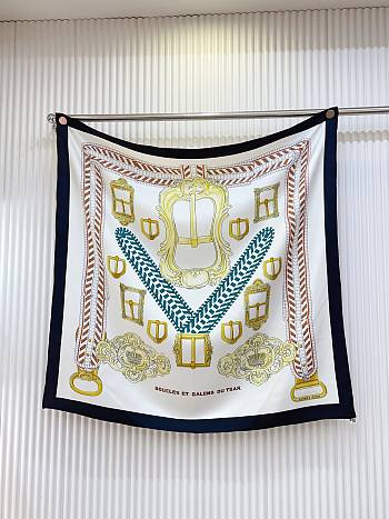 Okify Hermes Silk Square Scarf 90x90cm 28899