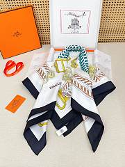 Okify Hermes Silk Square Scarf 90x90cm 28899 - 6