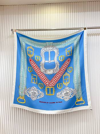 Okify Hermes Silk Square Scarf 90x90cm 28901