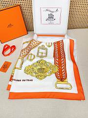 Okify Hermes Silk Square Scarf 90x90cm 28902 - 3