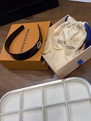 Okify Louis Vuitton Black Headband 28919  - 5
