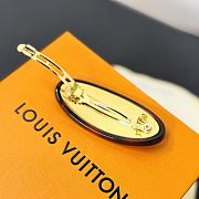 Okify Louis Vuitton Circle Turtoiseshell Hair Clip  - 4