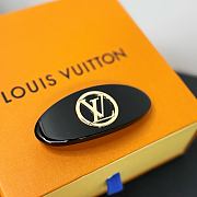 Okify Louis Vuitton Circle Black Hair Clip  - 5