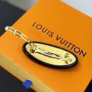 Okify Louis Vuitton Circle Black Hair Clip  - 4