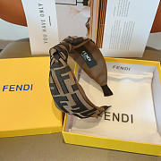 Okify Fendi Brown Headband - 2