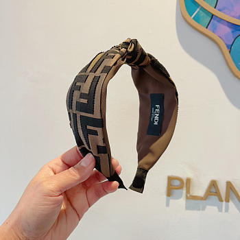 Okify Fendi Brown Headband