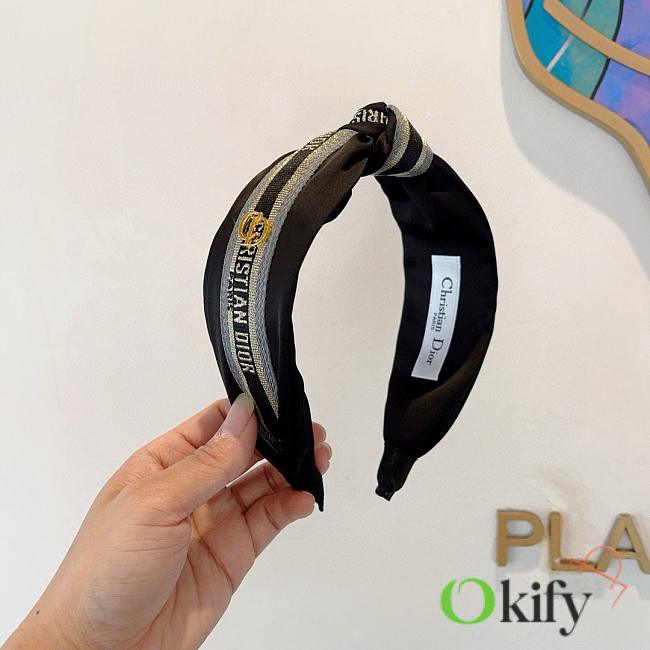 Okify Dior Black Headband 28929 - 1
