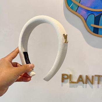 Okify Louis Vuitton White Headband 28932
