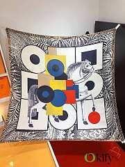 Okify Hermes Cavalier En Formes Square Scarf 140x140cm - 1