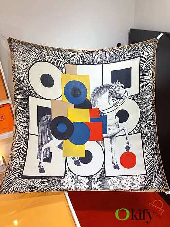 Okify Hermes Cavalier En Formes Square Scarf 140x140cm
