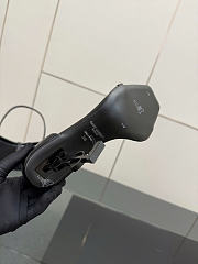 Okify YSL Black Patent High Heels With Logo Heel 10.5cm - 6