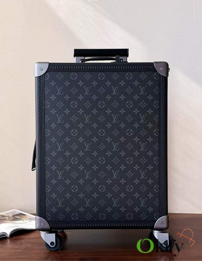 Okify Louis Vuitton Rolling Trunk Black Suitcase M10117 55x39x24cm - 1