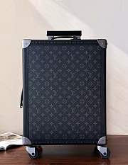 Okify Louis Vuitton Rolling Trunk Black Suitcase M10117 55x39x24cm - 1