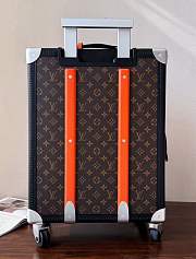 Okify Louis Vuitton Rolling Trunk Black And Brown Suitcase M10117 55x39x24cm - 5