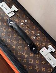 Okify Louis Vuitton Rolling Trunk Black And Brown Suitcase M10117 55x39x24cm - 2