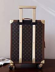 Okify Louis Vuitton Rolling Trunk Brown Suitcase M10117 55x39x24cm - 5