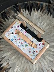Okify Louis Vuitton x TM Rolling Trunk White Suitcase M13740 55x39x21cm - 5