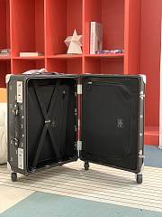 Okify Louis Vuitton Rolling Trunk Black Suitcase 55x39x21cm - 4