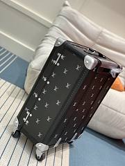 Okify Louis Vuitton Rolling Trunk Black Suitcase 55x39x21cm - 5