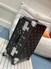 Okify Louis Vuitton Rolling Trunk Black Suitcase 55x39x21cm - 3