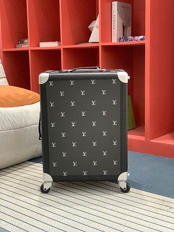 Okify Louis Vuitton Rolling Trunk Black Suitcase 55x39x21cm
