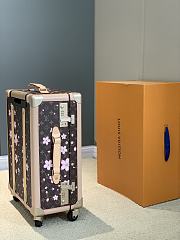 Okify Louis Vuitton x TM Rolling Trunk Flower Suitcase M14107 55x39x21cm - 6