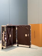 Okify Louis Vuitton x TM Rolling Trunk Flower Suitcase M14107 55x39x21cm - 2